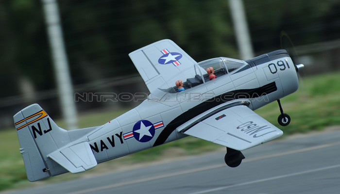 Dynam T-28 Trojan 1270mm EPO RC Plane With Retracts Ready-To-Fly