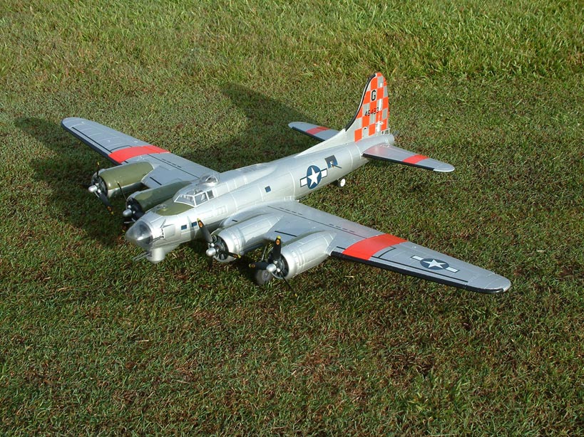 B 17 rc model aircraft outlet
