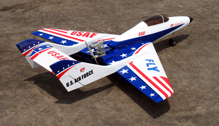 Super Falcon 120 63'' Pusher Jet ARF US Flag - General Hobby