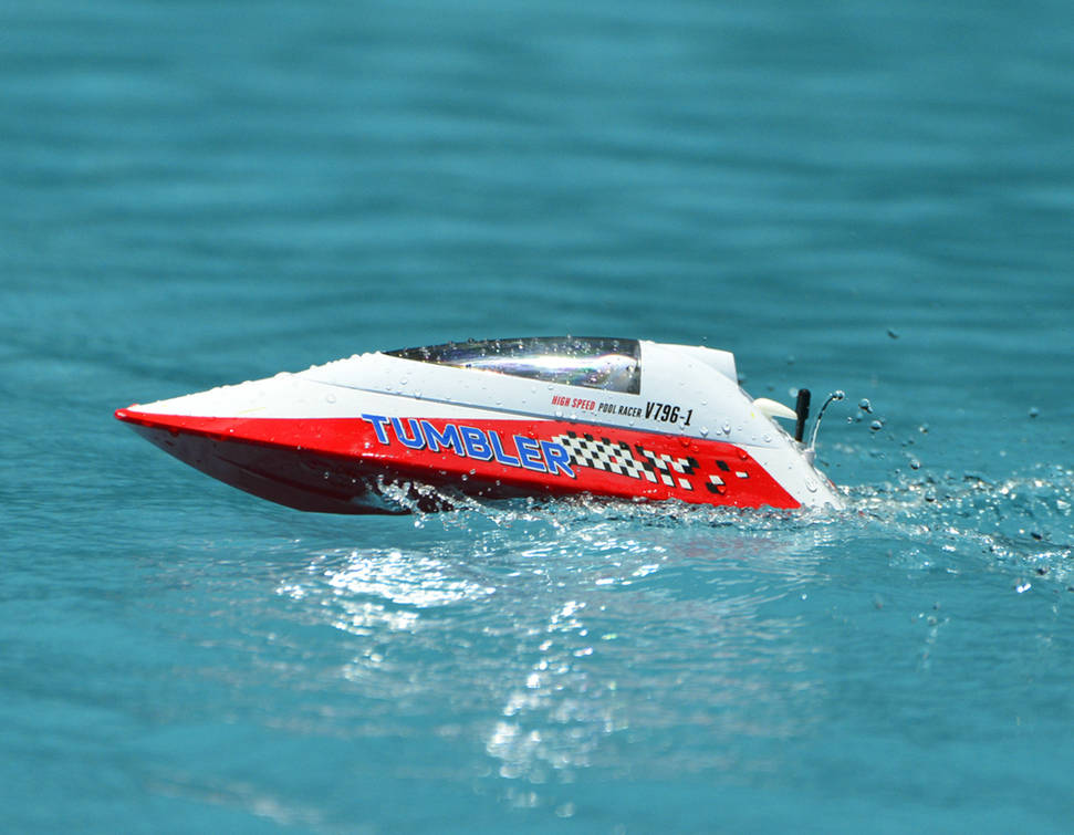 VolantexRC Tumbler Auto-roll-back Pool Racer RC Boat (796-1) Ready-To-Run