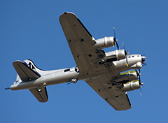 B-17 "Flying Fortress" 72''/1875mm Brushless Warbird with Worm Drive Retract System PNP V2 Silver
