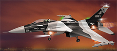 HSD F-16 Turbine Jet PNP Black Camo