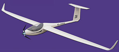 Flyfly ASW28 2530mm/100'' Fiber Glass/Balsa RC Glider ARF FF-B008
