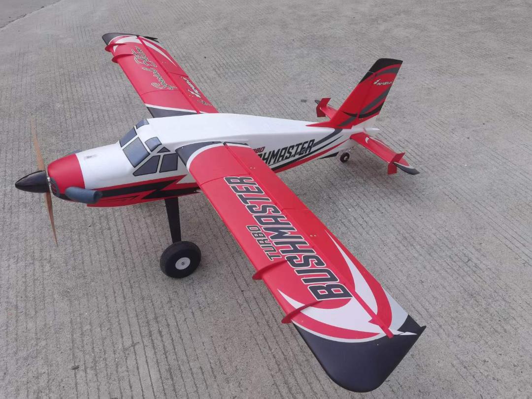 Taft Hobby Turbo Bushmaster STOL 72"(1830mm) Wingspan 6CH with Flaps and LED  Lights (Night Flyer) PNP