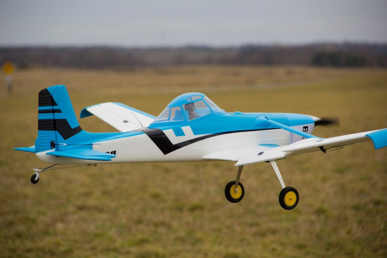 Dynam Cessna 188 Crop Duster 59''/1500mm PNP Electric RC Plane Blue