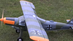 Taft Hobby Dornier Do 27 Electric RC Plane Kit Version Grey