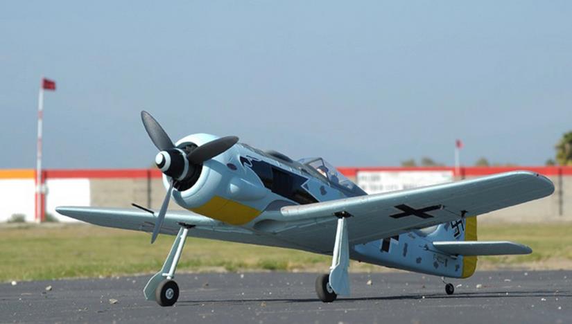 Dynam Focke Wulf FW-190 1270mm V3 RC Plane with Retracts and Flaps PNP