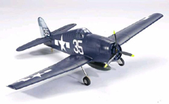 F6F Hellcat 4-Channel Ready-to-Fly Electric RC Airplane Powered by Brushless Motor/LIPO Battery