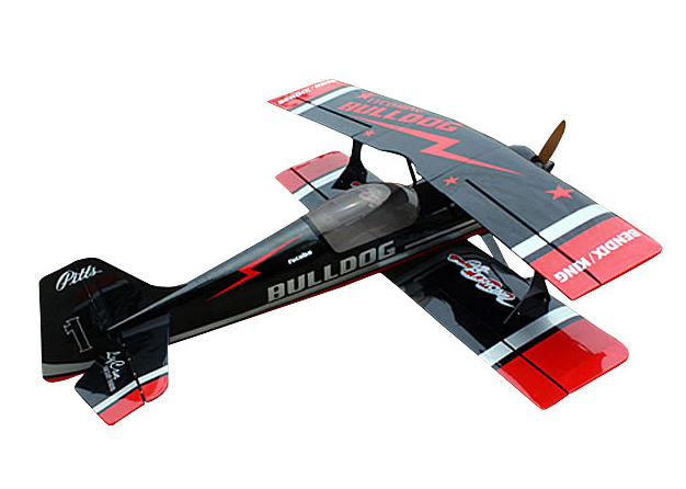 Goldwing Pitts Biplane 60''/1250mm 30CC V3 With Carbon Fiber Parts Black C