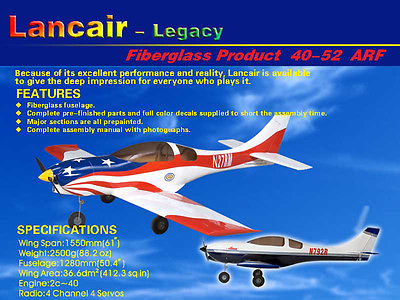 Rich Model LANCAIR-40 Model Airplane