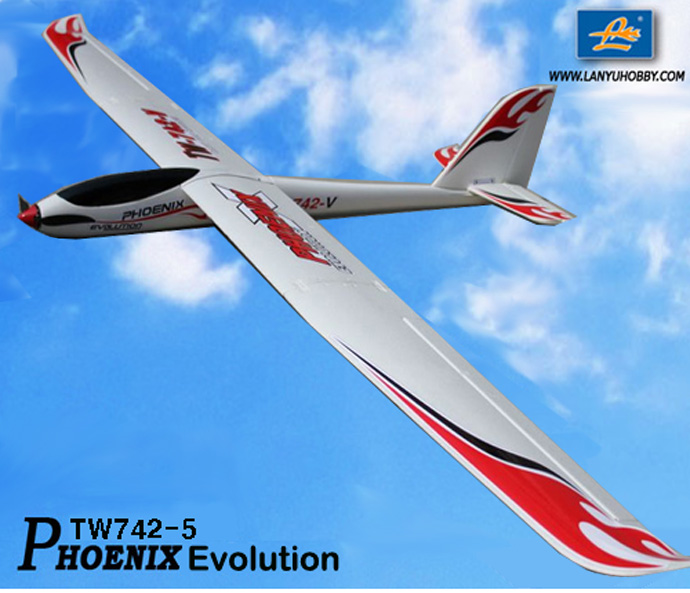 Phoenix Evolution 2600mm RC Glider Airplane Ready-To-Fly