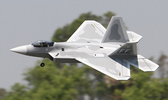 LX F-22 Raptor 70mm EDF RC Jet Airplane With Retracts Kit Version. Returned Item