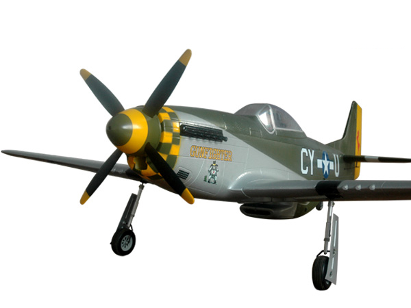 P-51 Mustang Gunfighter 1550mm/61'' EPO Electric RC Airplane With Retracts PNP
