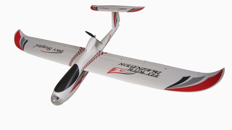 Power Zone 2000mm/78'' T-Tail FPV Sky Surfer EPO RC Glider With Camera Dome PNP