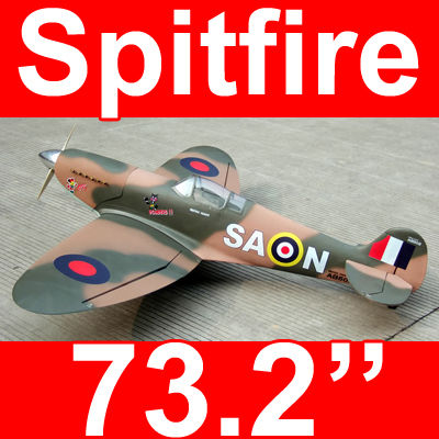 Spitfire 120 73'' Nitro Gas RC Airplane ARF