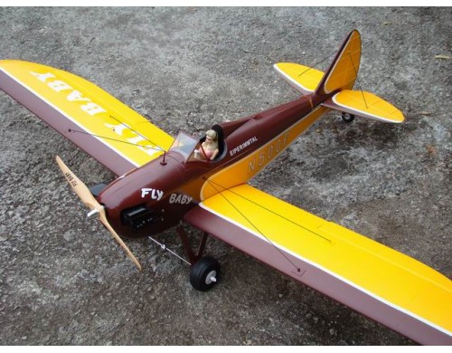 Taft Hobby Fly Baby Scale Airplane EPO 1400mm PNP Yellow