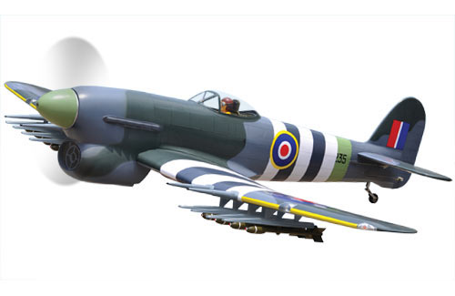 Dynam Hawker Tempest 1250mm Electric RC Plane Ready-To-Fly