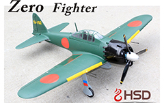 HSD Zero Fighter 1100mm EPO Electric RC Plane PNP Version With Retracts