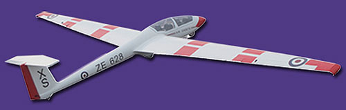 FlyFly ASK-21 Air Cadets 2.6m Electric Glider FF-B019G