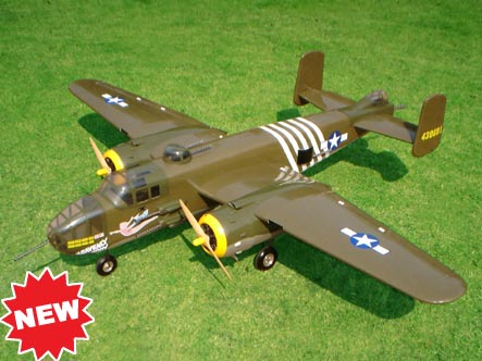 Richmodel B-25J Mitchell 78.7'' 2000mm Nitro Gas/Electric RC Airplane Warbird ARF