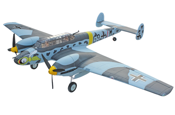 Dynam Messerschmitt BF-110 59''/1500mm EPO Electric RC Plane Ready-To-Fly