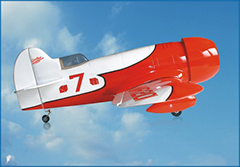 Gee Bee 25 40'' Nitro/Electric RC Plane, Missing Cowling