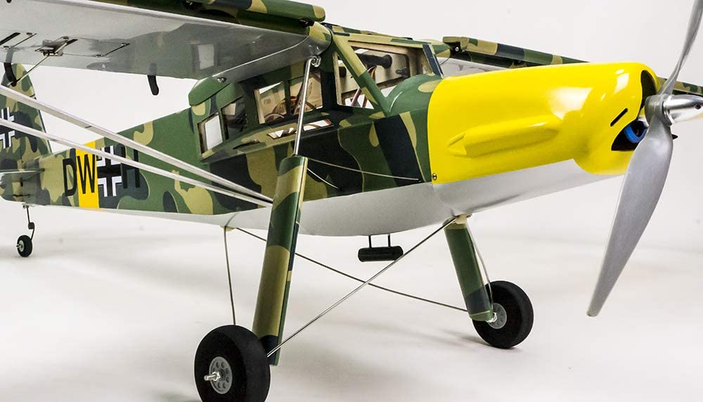 DW Hobby 1.6M Fi156 Storch Pre-Built ARF Balsa Electric RC Plane