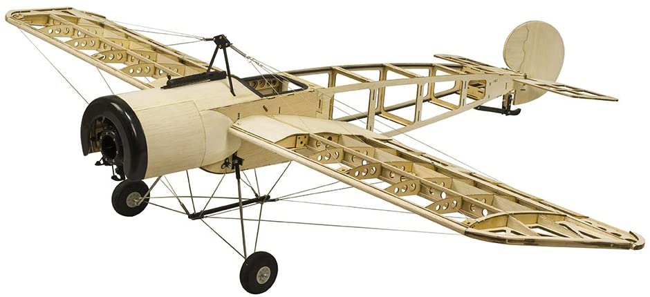 DW Hobby Fokker E 1200mm Wingspan Electric RC Airplane Laser Cut Balsa Kit