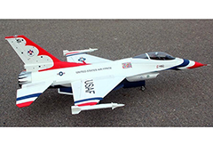 HSD 105mm EDF F-16 Thunderbirds RC Jet Plane Kit Version