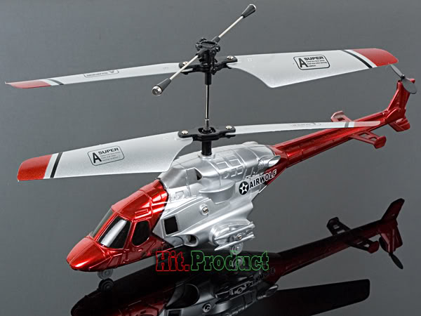 Airwolf 3CH RC Helicopter with LED Light