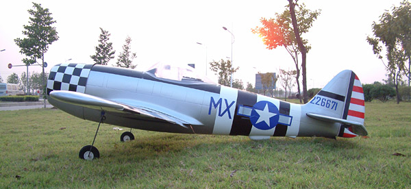 P-47 Thunderbolt 120 70'',  with Misaligned Tail