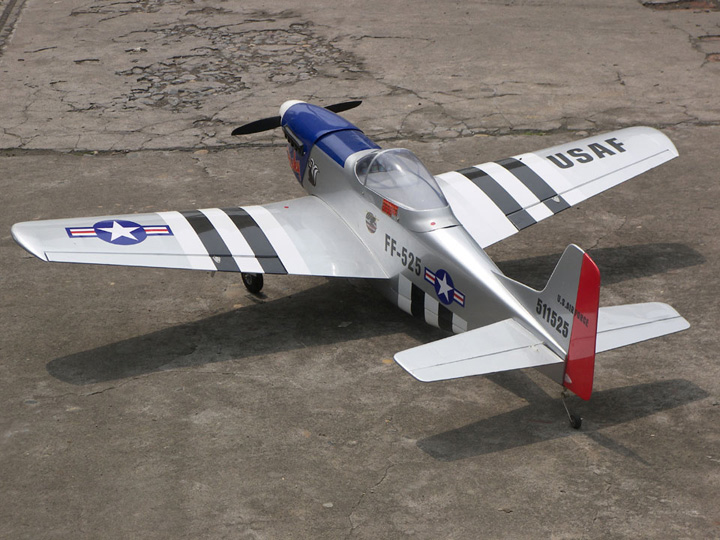 P-51 68'' RC Plane