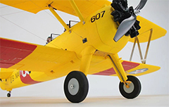 Dynam PT-17 1300mm Wingspan RC Plane PNP Yellow