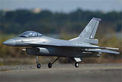 Unique Models F-16 Fighting Falcon 70mm 12-Blade EDF RC Jet Plane Ready-To-Fly RTF