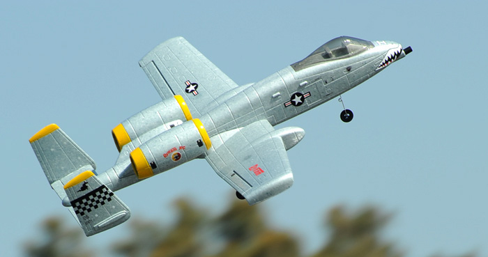 Dynam A-10 Thunderbolt II V2 Twin 64mm EDF RC Jet with Retracts 1080mm Wingspan PNP Grey