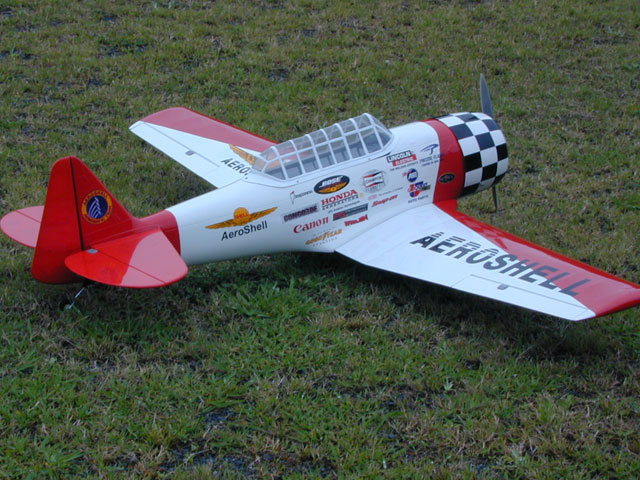 AT-6 Aeroshell 61'' Nitro Gas RC Airplane ARF, Returned Item