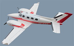 Beechcraft Beech Duke B60 1600mm/63'' Electric RC Plane Kit