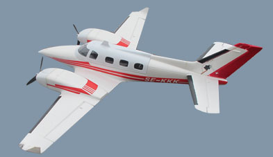 Beechcraft Beech Duke B60 1600mm/63'' Electric RC Plane Kit