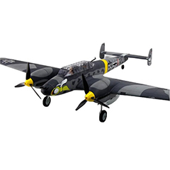 Dynam Messerschmitt BF-110 59''/1500mm EPO Electric RC Plane Ready-To-Fly