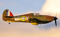 Dynam Hawker Hurricane 49''/1250mm EPO Electric RC Plane Ready-To-Fly