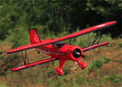 Dynam Waco Red 1270mm 50inch Wingspan RC Airplane PNP