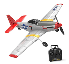 Volantex P-51D Mustang 400mm Wingspan 2.4G 6-Axis Gyro RC Airplane One Key Return Ready-To-Fly