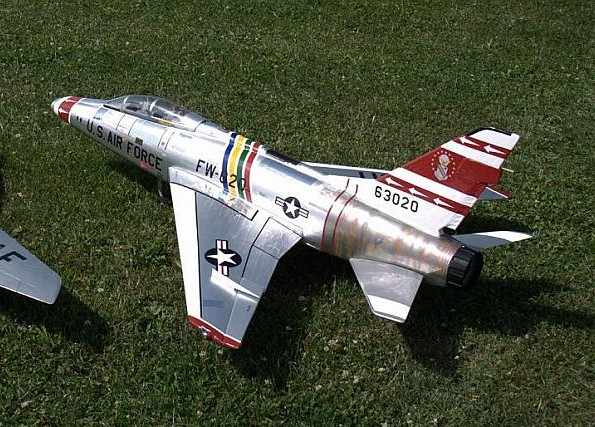 F-100D 90MM EDF Super Saber Kit with Servos Installed