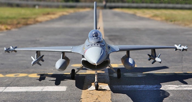 F-16 Fighting Falcon 64mm EDF Electric RC Jet Fighter Airplane Ready-To-Fly