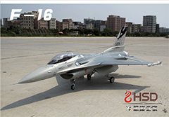 HSD F-16 F16 Grey 105mm EDF PNP V2 With Motor/ESC/Servos/Metal Retracts