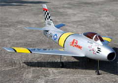 Flyfly F-86 Sabre 90mm EDF RC Jet Kit Version