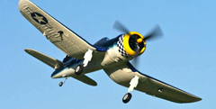 F4U Corsair Jumbo 1400mm Warbird 100% Ready-To-Fly electric RC Airplane