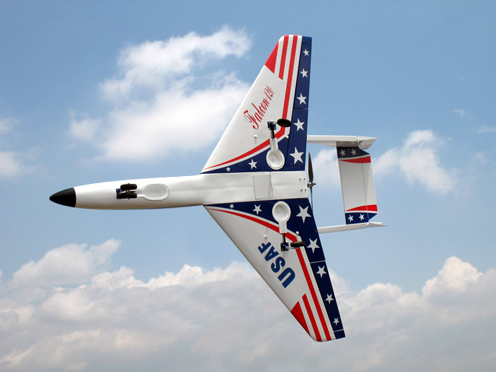 Super Falcon 120 63'' Pusher Jet ARF US Flag