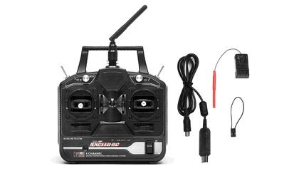 Fly Sky CT6B RC 6-Ch 2.4Ghz Radio Transmitter w/ Receiver