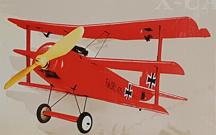 Fokker DR1 Red Baron 3D Foam RC Plane Kit New In Box